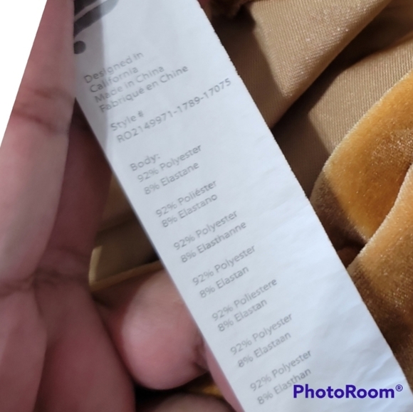 FABLETICS retail $ 90  Wide-leg jumpsuit in velour. Size 1X - Picture 13 of 15